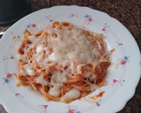 Foto del paso 3 de la receta: Tallarines con tomate y queso
