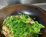 菠菜燒鮮菇的食譜步驟4照片