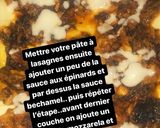 Une image de l'étape 3 de Lasagne épinards poulet.