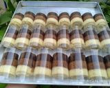 Foto langkah ke 8 dari resep Bolu Gulung Mocca Coklat Mini.