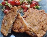 Foto del paso 5 de la receta: Tortilla o torreja frita de carne cortada a cuchillo! 😋