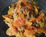 Foto del paso 8 de la receta: Cintas de zanahoria y calabacín amarillo...😜🥒🥕🍝🍜🥗🥙