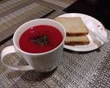A picture of step 2 of Beetroot and potato soup.