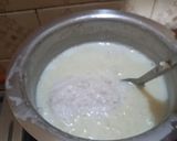 A picture of step 3 of Coconut kheer.