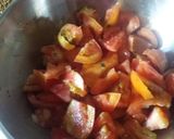 A picture of step 5 of Aschar ghosht.
