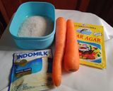 Foto langkah ke 1 dari resep Puding wortel sehat.