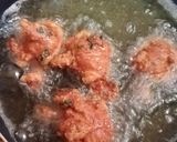 A picture of step 12 of Chicken 65.