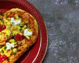 Foto langkah ke 7 dari resep Pizza Jamur.