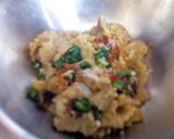 A picture of step 1 of Yam kabab.