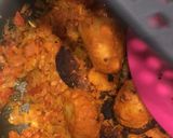 A picture of step 5 of Tandoori aloo Masala.