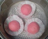 Foto langkah ke 8 dari resep Bak pao strawberry coklat "empuk".