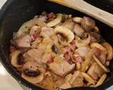 Foto del paso 5 de la receta: Magro de cerdo con champiñones y jamón