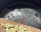 Tejszínes-parmezános csirkés-gombás spagetti recept fázis 1 fotója