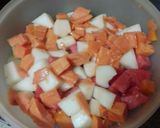 Foto del paso 1 de la receta: Macedonia de melón, sandía y papaya
