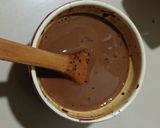 Gambar langkah 3 resipi Chocoffee Pudding.