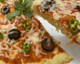 صورة لخطوة 8 من وصفة بيتزا الزهره 🍕 كيتو 💛