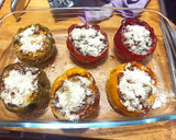 Foto del paso 5 de la receta: Pimientos de colores rellenos de carne al horno