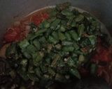 A picture of step 3 of Achari Bhindi 🌿🏵🌿.