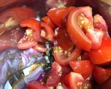 A picture of step 3 of Bhindi in Tomato Gravy.