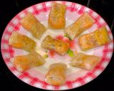 A picture of step 5 of Bánh Bột Lọc Trần (Rice Paper Dumpling Version).