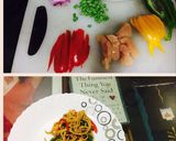A picture of step 8 of Restaurant style chicken noodles.