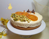 Foto del paso 9 de la receta: Cheesecake de naranja, pistachos y queso philadelphia
