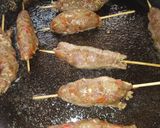 A picture of step 5 of Kufta kebab.