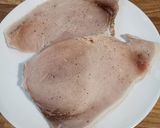 Foto del paso 5 de la receta: Emperador con salsa de setas y jamón