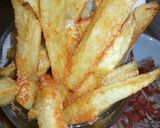 A picture of step 6 of Homemade fries with Chia salad.