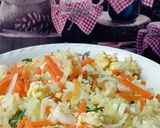 Foto langkah ke 5 dari resep #050 Orak Arik Kubis Wortel Telur Simple.