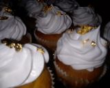 A picture of step 4 of Passion cupcakes with fresh cream frosting#Flourrecipe.