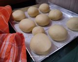 Foto langkah ke 7 dari resep Bomboloni filling Choco Pastry Cream (1x proofing).