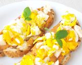 Pas rețetă Bruschetta mic dejun 6 fotografie