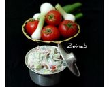 عکس مرحله 2 از دستور سالاد خیار و گوجه با سبزی