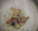 A picture of step 2 of Coriander pulav.