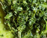 A picture of step 1 of Methi Paratha.