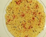 A picture of step 2 of Masala Papad.