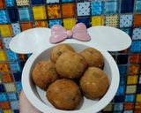 Foto langkah ke 6 dari resep Bola Kentang Sapi Mozarella| Camilan MPASI 1tahun+ | Finger Foods.
