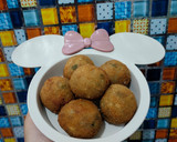 Foto langkah ke 6 dari resep Bola Kentang Sapi Mozarella| Camilan MPASI 1tahun+ | Finger Foods.