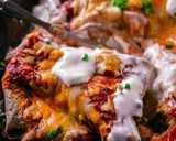 A picture of step 6 of My Chicken Enchiladas.