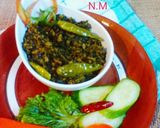 A picture of step 7 of Palak_qeema.