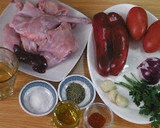 Foto del paso 1 de la receta: Conejo en salsa de verduras