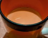 A picture of step 3 of Doodh patti chai.