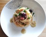 Foto del passaggio 3 della ricetta 410 * Spaghetti con tonno e gocce di ceci