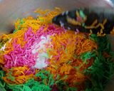 A picture of step 2 of Multi colour zarda.