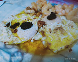 Foto del paso 5 de la receta: Huevos, con langostinos al ajillo 🦐🦐🌶️🌶️🥚🥚