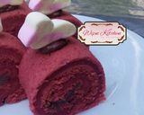 Foto langkah ke 8 dari resep Bolu Gulung Red Velvet (3 telur).