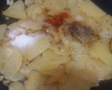 A picture of step 3 of Zeera Aloo.