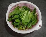 Hình bước làm 1 của món Canh cải ngọt bò viên