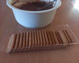 Foto del paso 5 de la receta 318. Vasitos de plátano al cacao con galletas